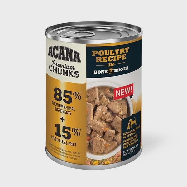 ACANA Poultry in Bone Broth Dog 12.8oz