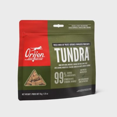 ORIJEN Tundra Freeze-Dried Cat Treats - 35g