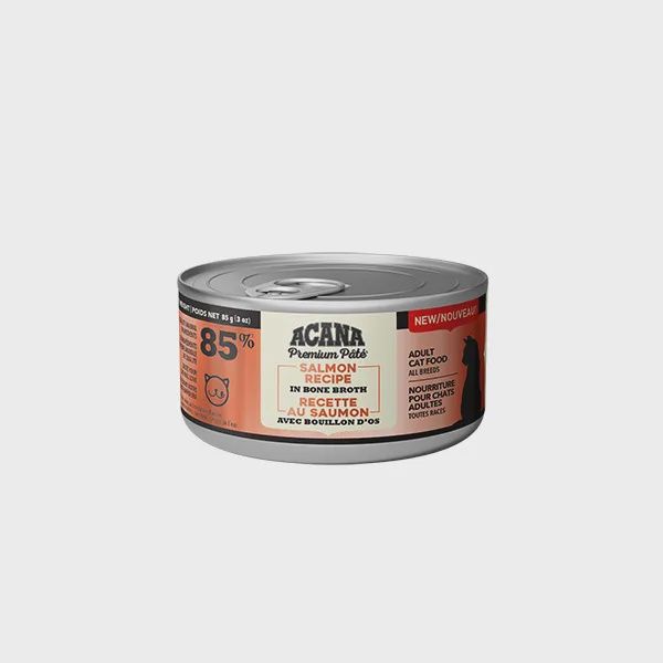 ACANA Salmon Recipe in Bone Broth Cat 155g can