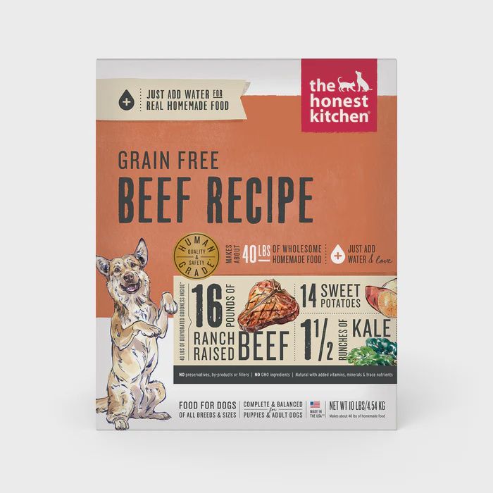 The Honest Kitchen Grain Free Beef Recipe 10lb
