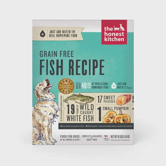 Honest Kitchen Grain Free Fish Recipe Dog Food 4lb