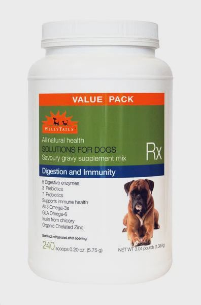 Wellytails Digestive Enzymes &amp; Probiotic Rx Dog 454g