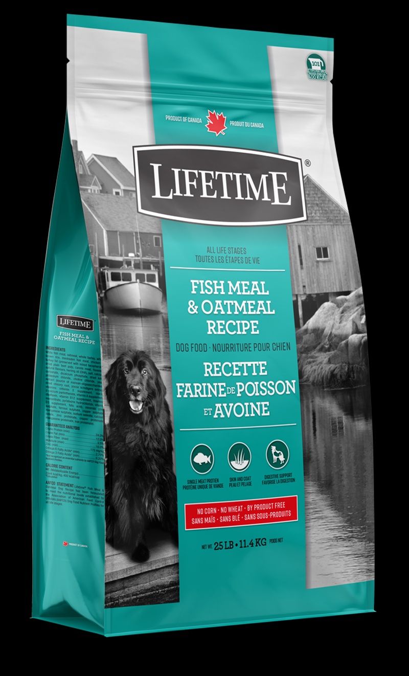 Lifetime All Life Stages Fish &amp; Oatmeal Dog 11.4kg