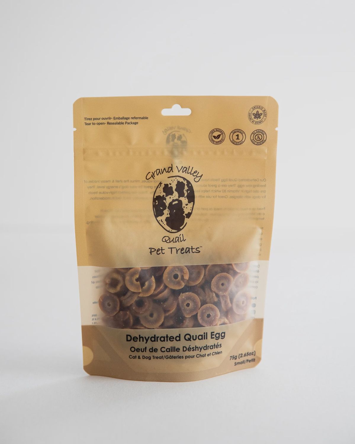 Grand Valley Dehydrated Quail egg Treats Small 75g