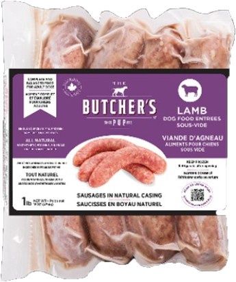 The Butcher&#39;s Pup Sous-Vide Sausage - Lamb (1lb)