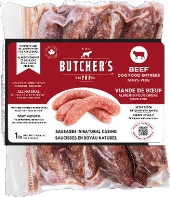 The Butcher&#39;s Pup Sous-Vide Sausage - Beef (1lb)