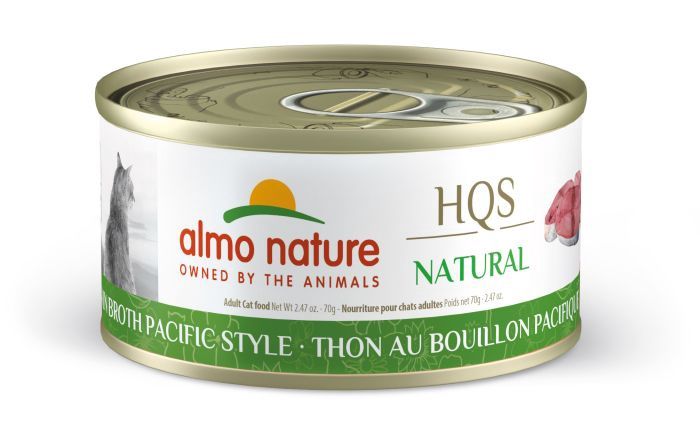 Almo Natural HQS Natural Cat Food Tuna in Broth Pacific Style 70g Individual