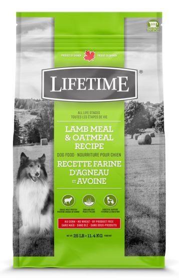 Lifetime All Stages Lamb &amp; Oatmeal Dog 11.4kg