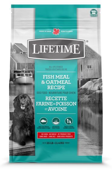 Lifetime All Life Stages Fish &amp; Oatmeal Dog 11.4kg