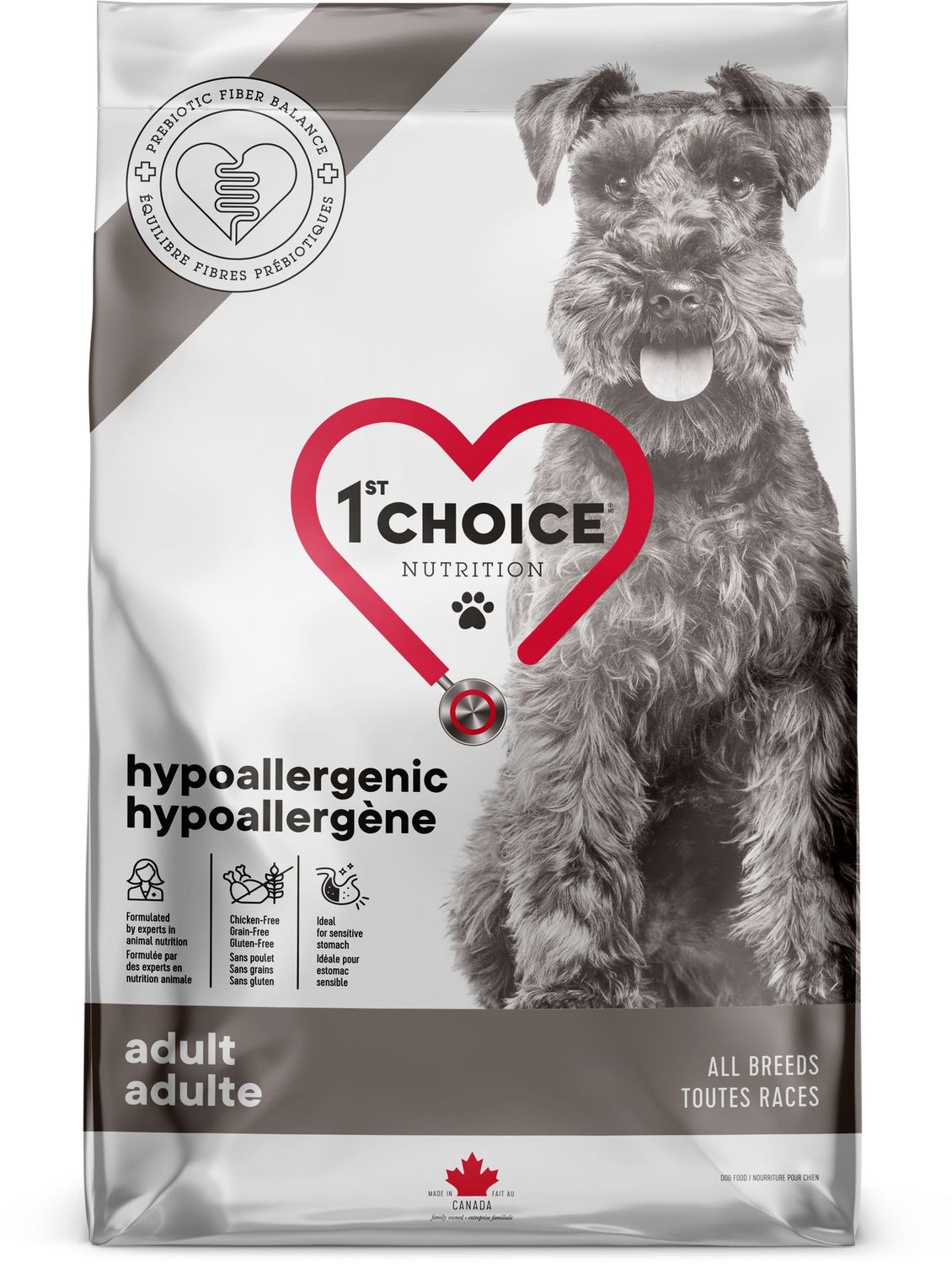 1st Choice Adult All Breed Hypoallergenic Duck Grain Free Dog 11kg