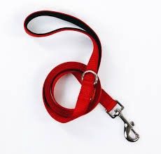 PETFORTA Leash with Ultra Soft Handle, Colour: Red