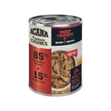 ACANA Premium Chunks Beef Recipe in Broth 363g