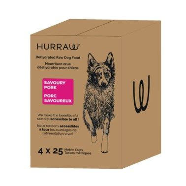 Hurraw Savoury Pork Dehydrated Raw Food, Size: 10kg Case