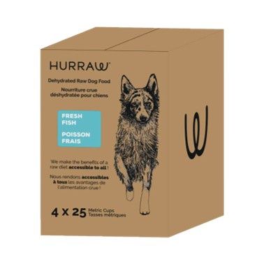 Hurraw Fresh Fish Dehydrated Raw Food, Size: 10kg Case