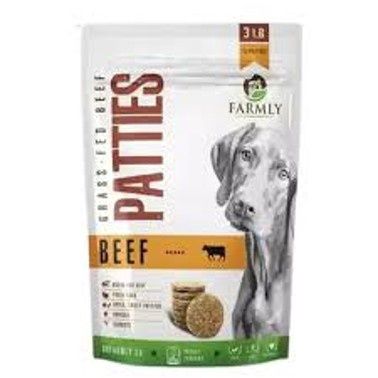 Farmly Gently Cooked Beef Patties - 3lb