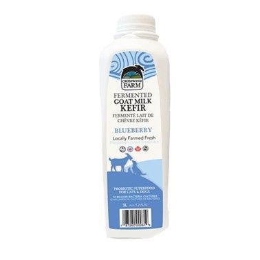 Crosswind Farm Fermented Goat Milk Kefir Blueberry 1L