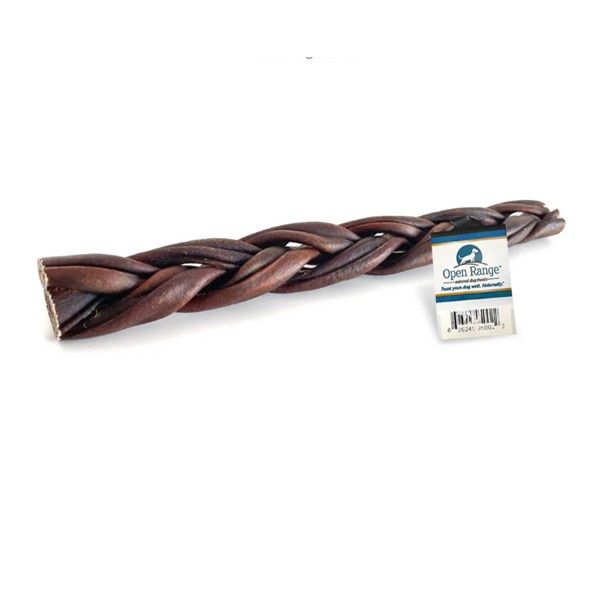 Open Range Water Buffalo Collagen Braided Stick 12&quot;