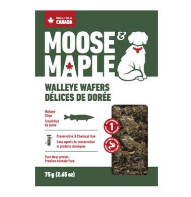 Moose &amp; Maple Walleye Wafers Dog Treats 75g