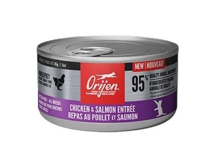 ORIJEN Chicken &amp; Salmon Entree Kitten Recipe - 85g