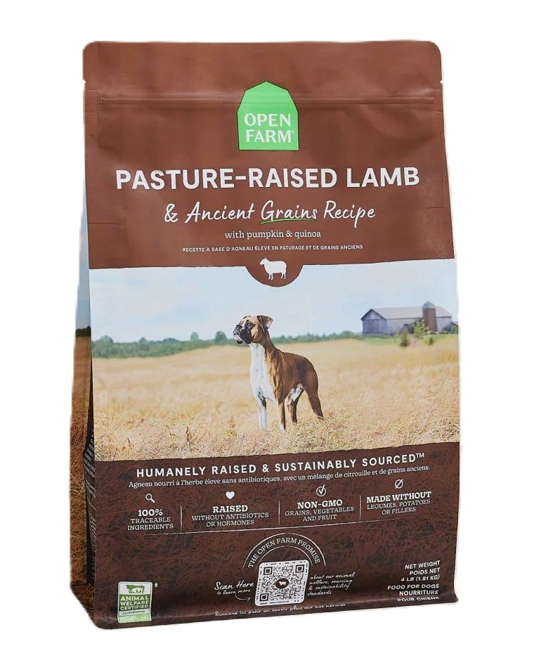 OPEN FARM  Ancient Grains Pasture Raised Lamb 4lb