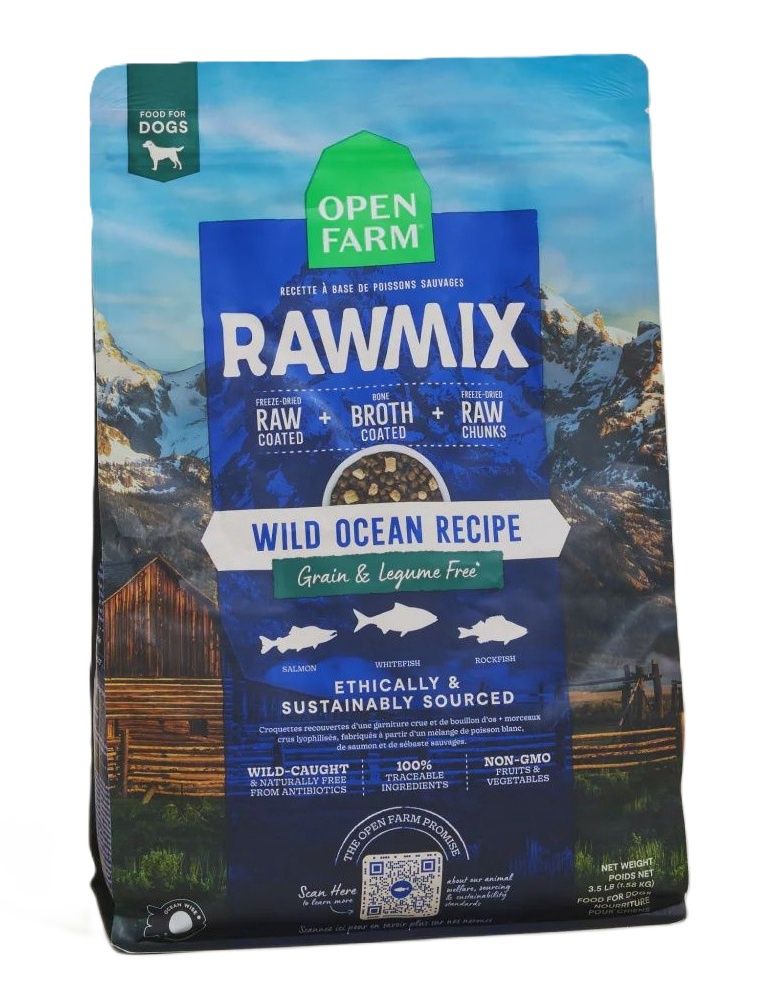 OPEN FARM Grain Free Rawmix Wild Ocean Recipe 3.5lb
