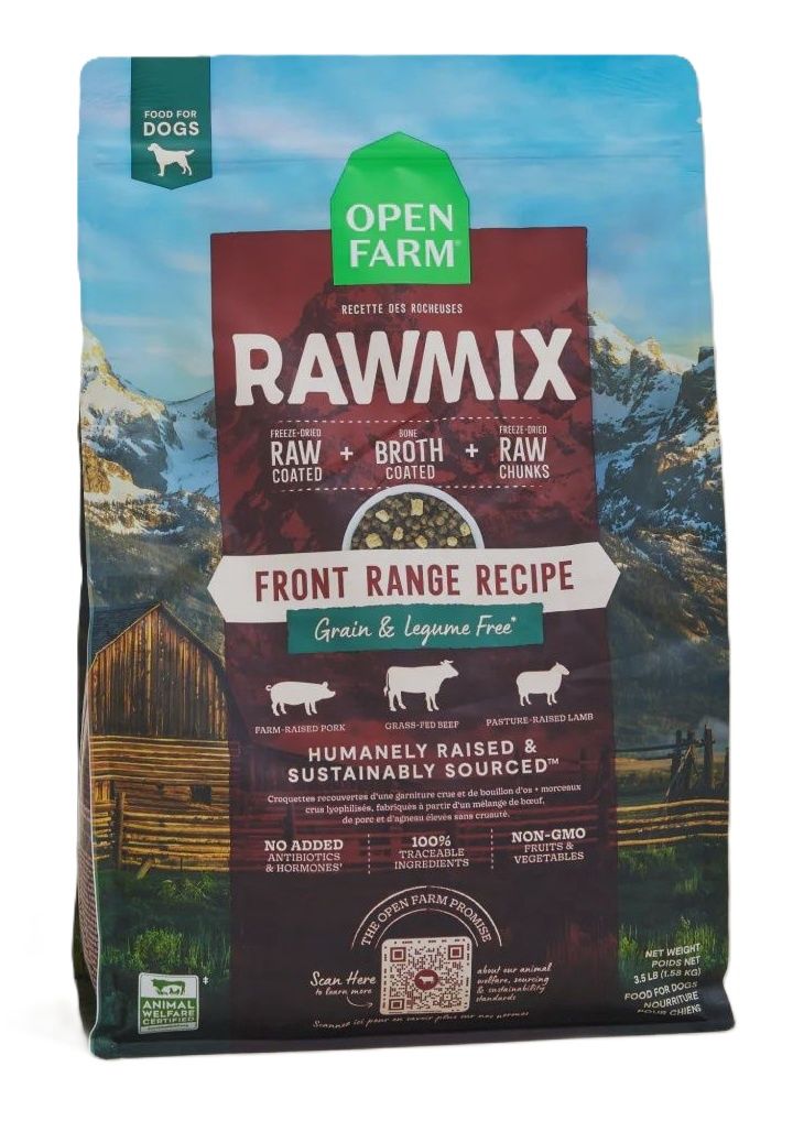 OPEN FARM Grain Free Rawmix Front Range Recipe 3.5lb