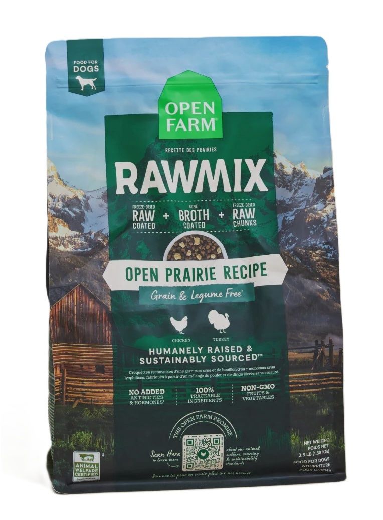 OPEN FARM Grain Free Rawmix Open Prairie Recipe 3.5lb