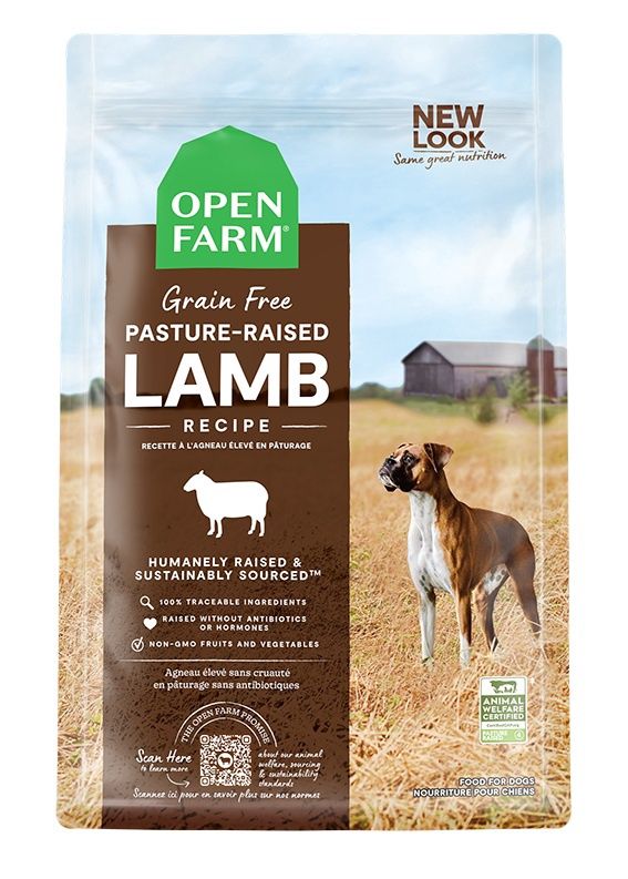OPEN FARM Grain Free Pasture Raised Lamb Recipe 22lb