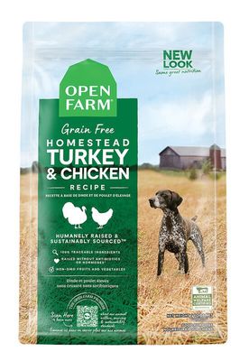 OPEN FARM Grain Free Homestead Turkey &amp; Chicken Recipe 22lb