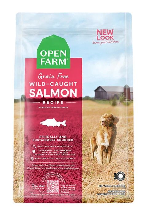 OPEN FARM Grain Free Wild Caught Salmon Recipe 22lb