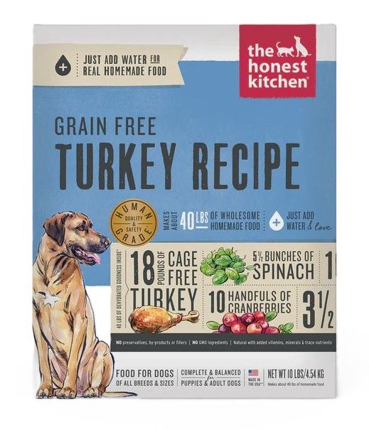 The Honest Kitchen Grain Free Turkey 10lb