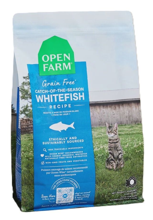 OPEN FARM Grain Free Catch of the Season Whitefish Recipe 4lb