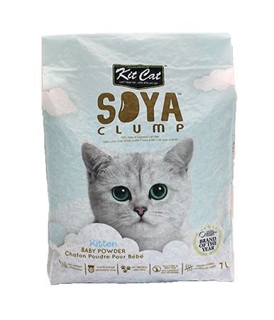 Kit Cat Soya Clump Soybean Baby Powder Cat Litter 2.5kg