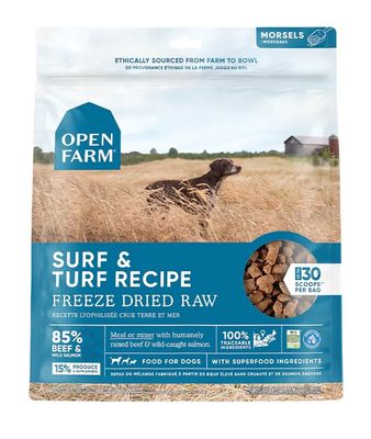 OPEN FARM Freeze Dried Surf &amp; Turf Morsels 3.5oz