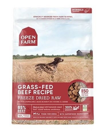 OPEN FARM Freeze Dried Grass Fed Beef Morsels 3.5oz