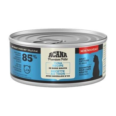 ACANA Premium Pâté for Cats - Tuna Recipe in Bone Broth 155g