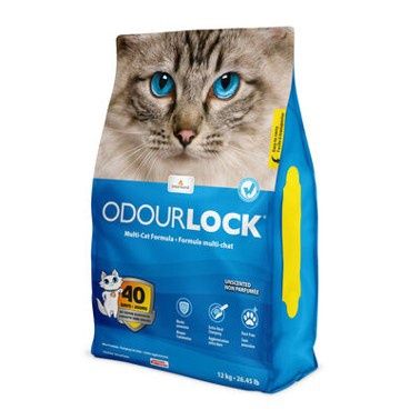 Odourlock Ultra Premium Unscented Cat Litter 12kg