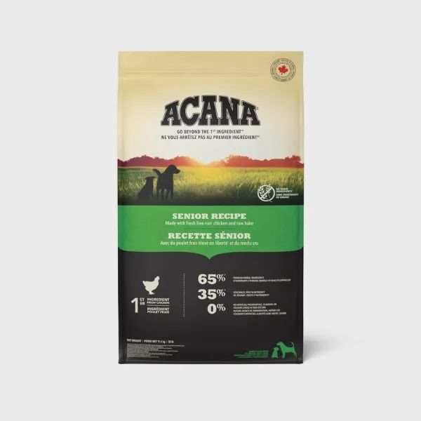ACANA Dog Senior Recipe, Size: 11.4kg