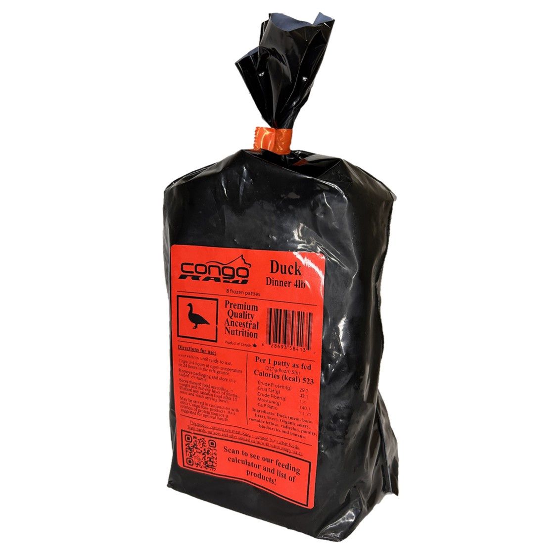 Congo Duck Dinner 4lb