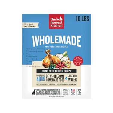 The Honest Kitchen Wholemade Grain-Free Turkey 10lb