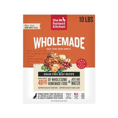 The Honest Kitchen Wholemade Grain-Free Beef 10lb