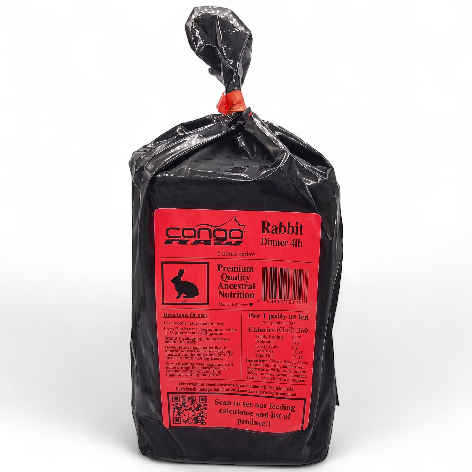 Congo Rabbit Dinner 4lb
