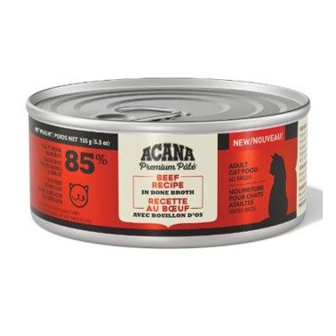 ACANA Premium Pâté for Cats - Beef Recipe in Bone Broth 155g