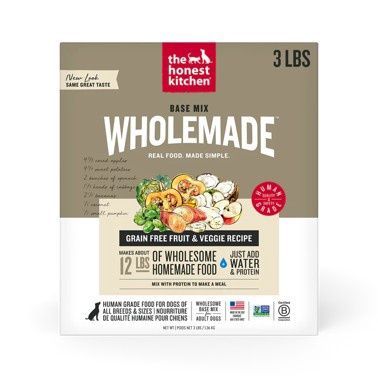 The Honest Kitchen Wholemade Grain-Free Fruit &amp; Veggie Base Mix 3lb