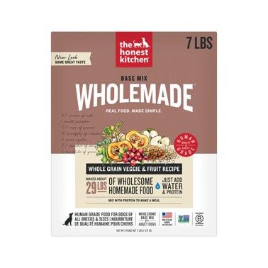 The Honest Kitchen Wholemade Whole-Grain, Veggie &amp; Fruit Base Mix 7lb