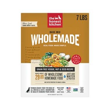 The Honest Kitchen Wholemade Grain-Free Veggie, Nut &amp; Seed Base Mix 7lb
