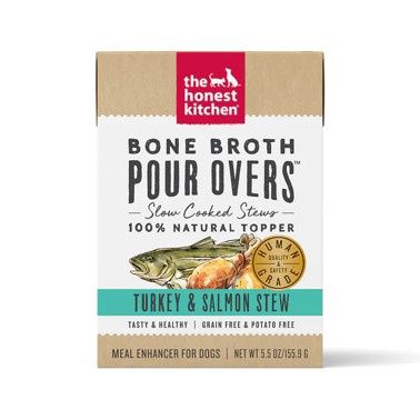 The Honest Kitchen Bone Broth Pour Overs - Turkey &amp; Salmon Stew 5,5oz