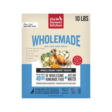 The Honest Kitchen Wholemade Whole-Grain Turkey Recipe 10lb