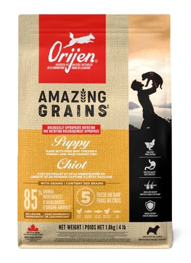 ORIJEN Amazing Grains Puppy : Various Sizes