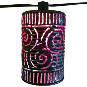 Vegetable Can String Lights Swirl | 10 Foot Length